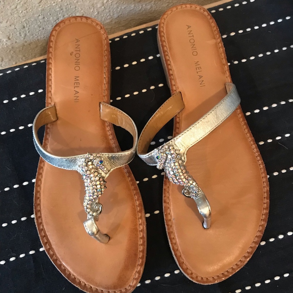 Jeweled Seahorse Sandals (Antonio Melani)